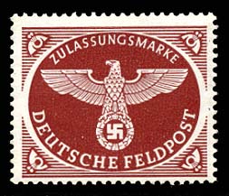 GE MQ1 Feldpost Stamp